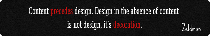 Jeffery Zeldman quote